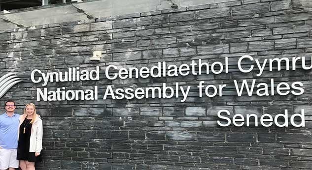 Gandy at National Assembly for Wales
