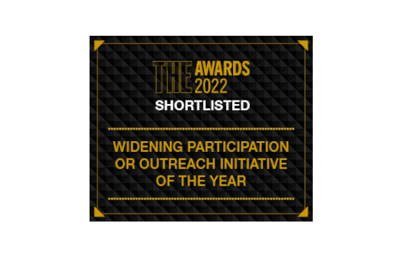 THE Widening Participation/Outreach Shortlist logo