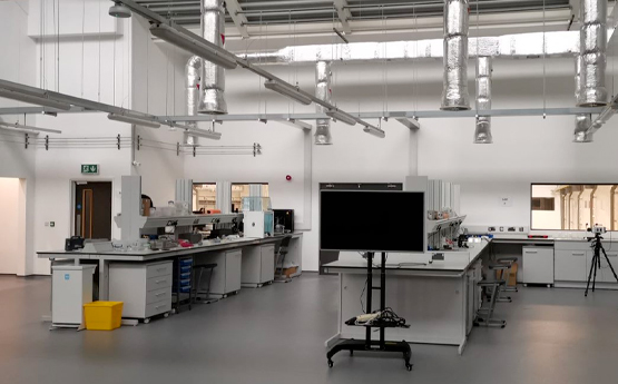 View of the lab