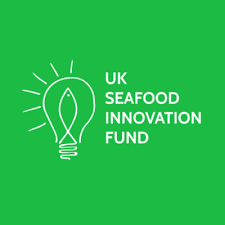 Seafood Innovation Fund logo lamp on green background