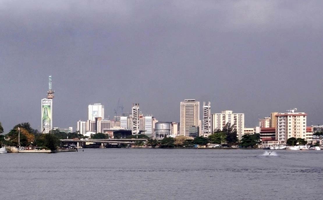 a panoramic view of lagos in nigeria