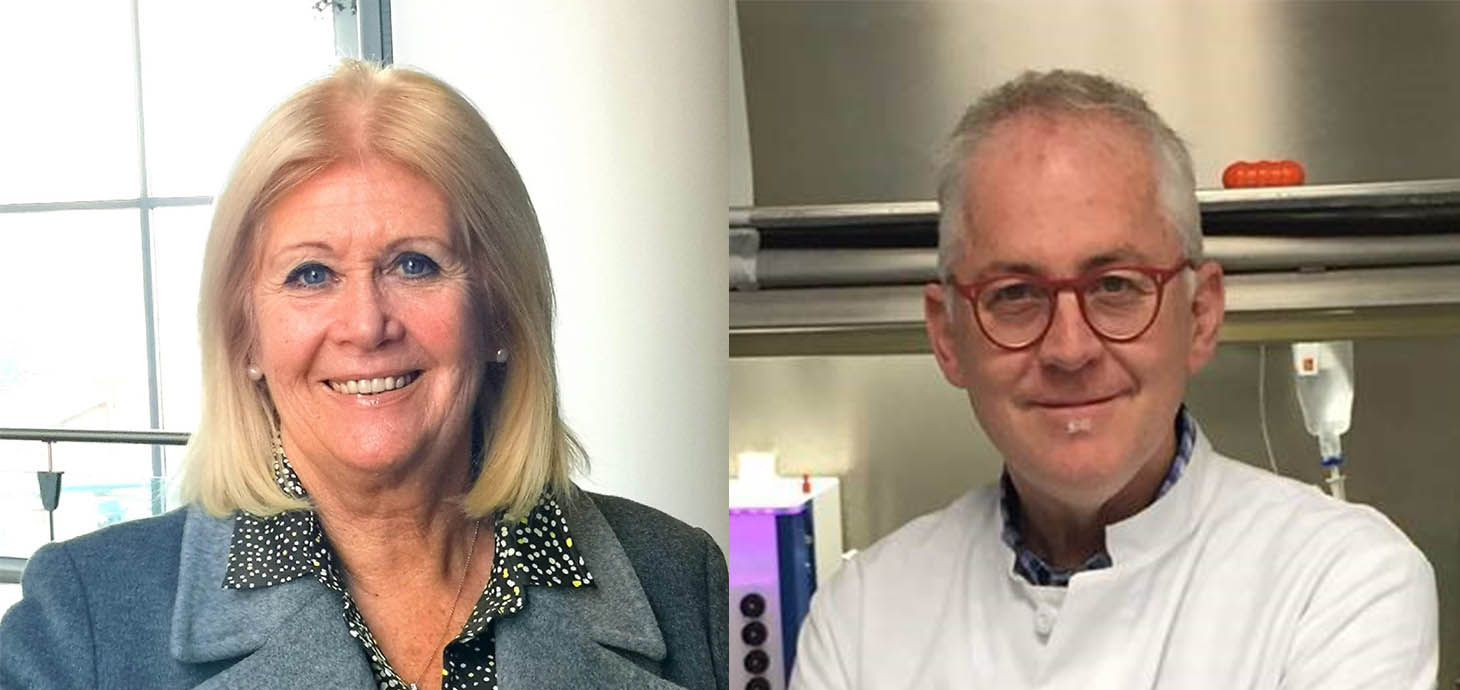 Mair Davies and Dr Neil Hartman have both been given Honorary Professor appointments ahead of the new MPharm degree launching at Swansea University in 2021