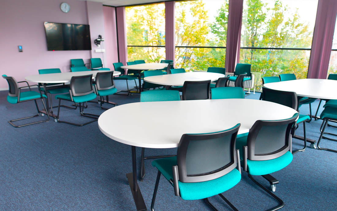 A teaching room in the digital technium building