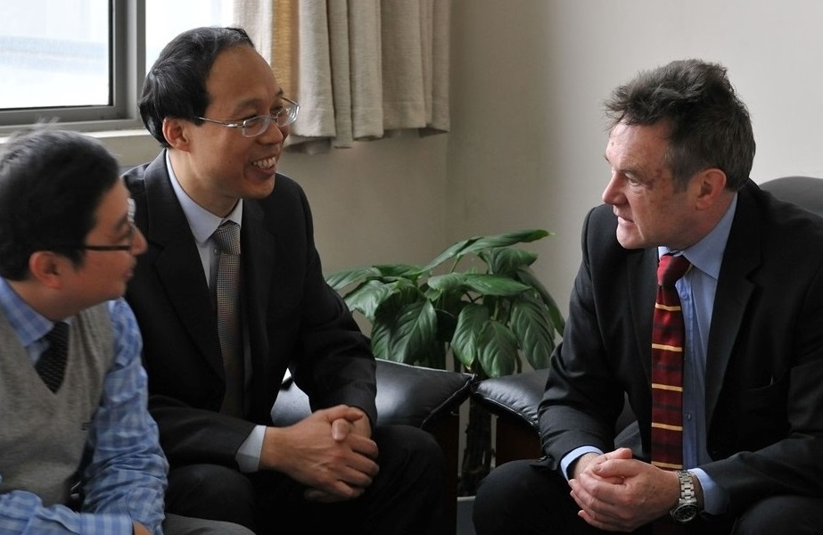 Meeting between dotcors from Swansea and Wuhan