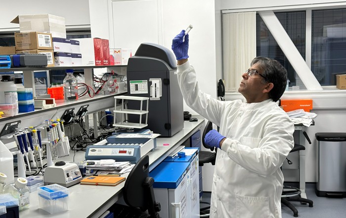 A scientist in a lab
