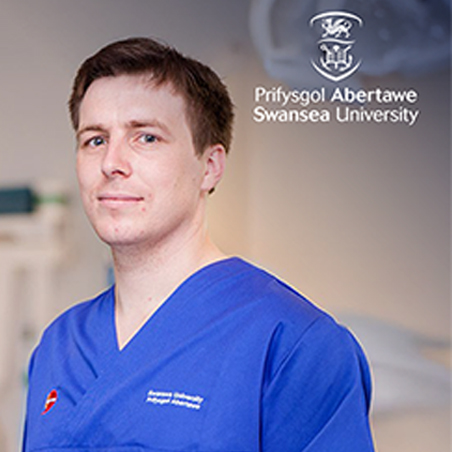 Image of booklet cover with male nurse with Welsh logo