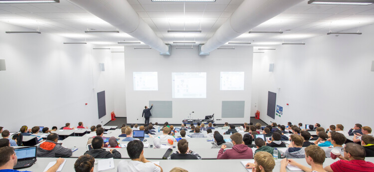 Lecture on bay campus