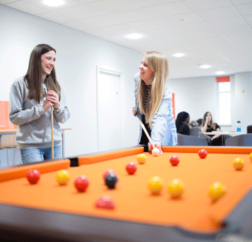 Common room Bay Campus, Swansea Universtiy