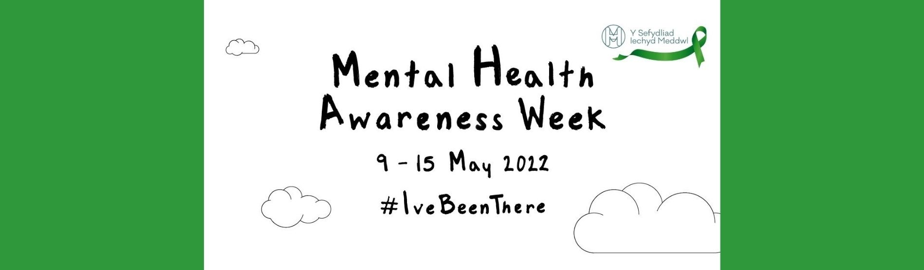 mental health awareness week 2022 banner in pale blue