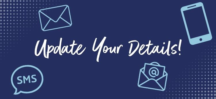 Update your contact details form screenshot