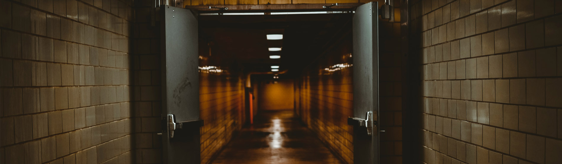 An image of a dark corridor