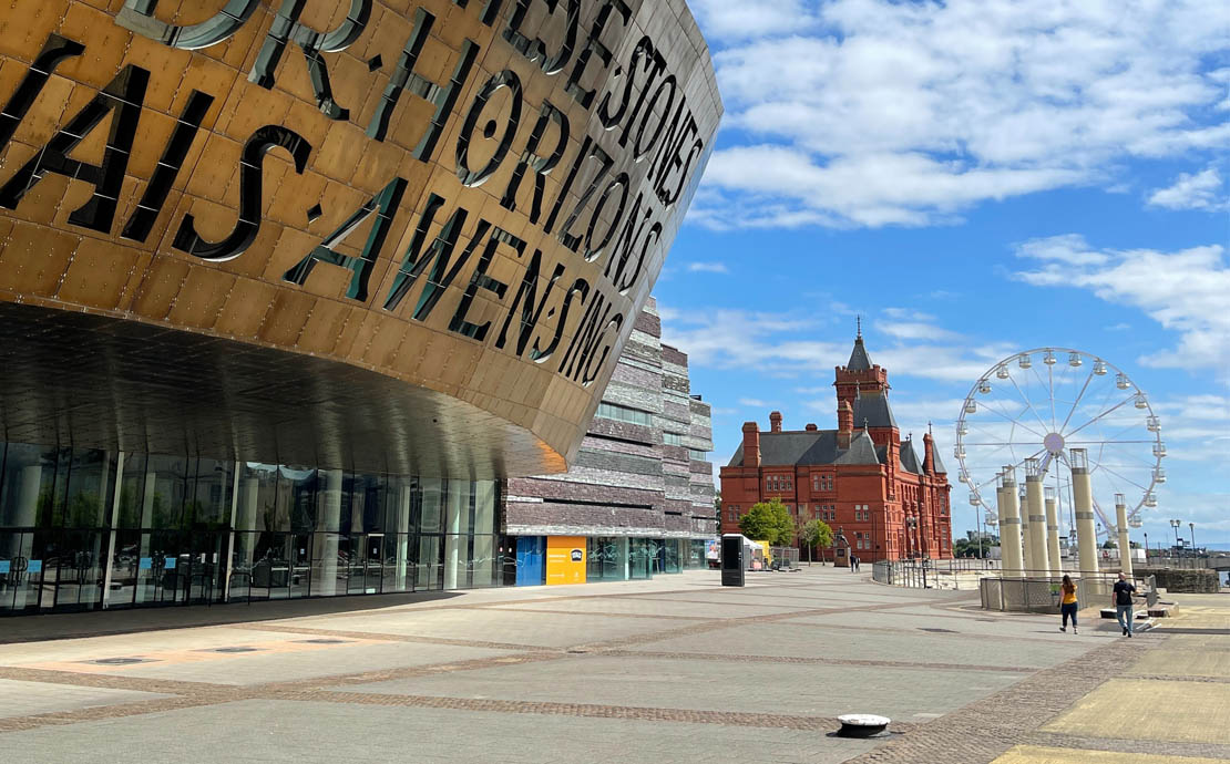 An image of the Wales Millennium Centre