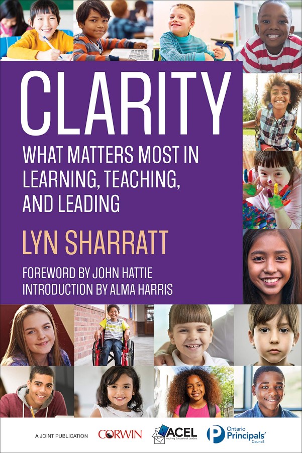 'Clarity' book cover depicting different children. 