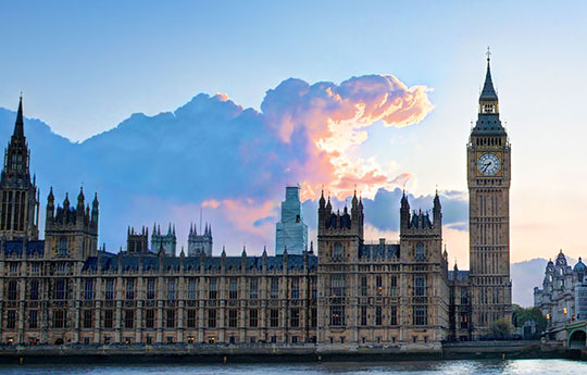 Photograph of Big Ben by Westminster Bridge