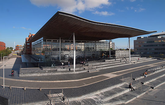 Image of the National Assembly for Wales building