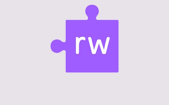 A purple puzzle piece, the Read&Write logo