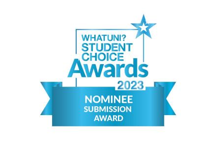 WhatUni 2023 Submission Award (Cost-of-living Crisis) Shortlist Logo