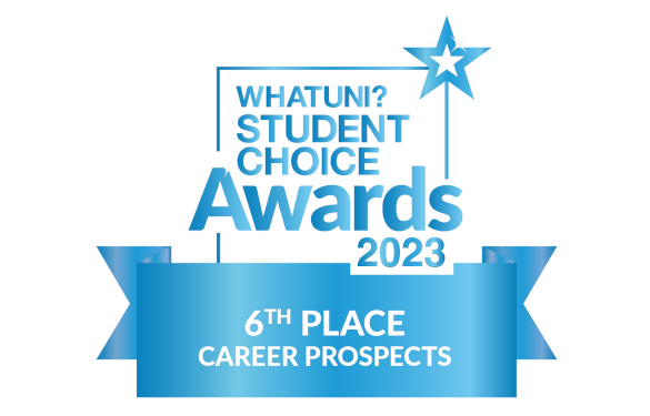 WhatUni 2023 Career Prospects Top 10 Logo