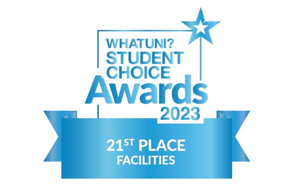 WhatUni 2023 Facilities Top 25 Logo