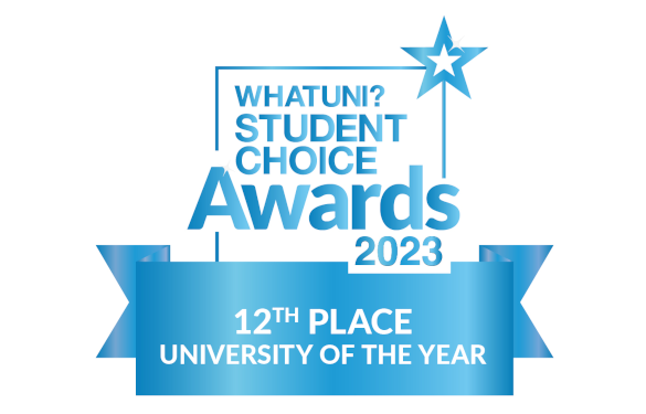 WhatUni 2023 University of the Year Top 25 Logo