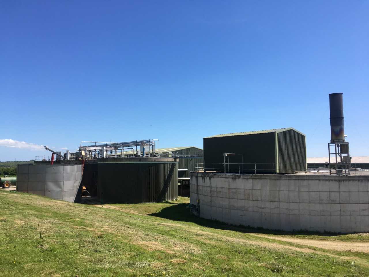 Anaerobic digestion plant in Langage, near Plymouth.