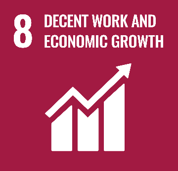 UN Sustainable Development Goal 8 to promote decent work and growing economies 