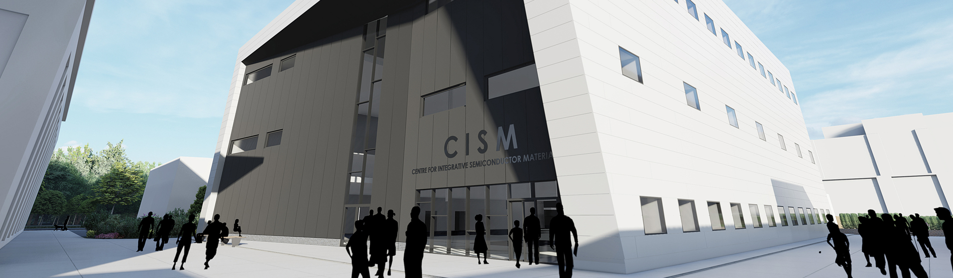 Architectural plan of the Centre for Integrative Semiconductor materials (CISM)