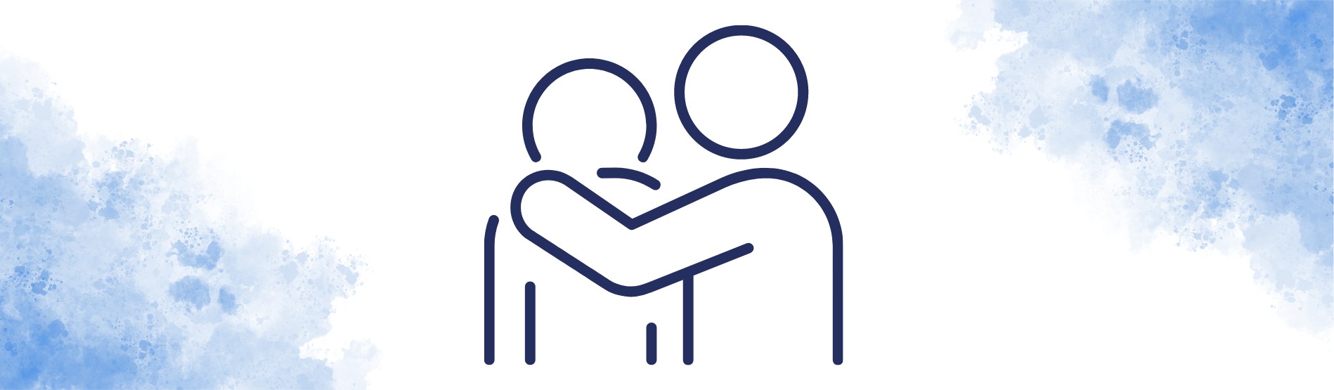 Listening Service icon - person with hand on anothers shoulder