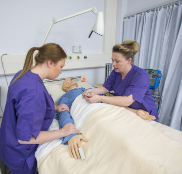 Swansea University nursing students 