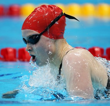 Gemma Almond swimming