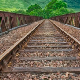 Pixabay stock image train track 
