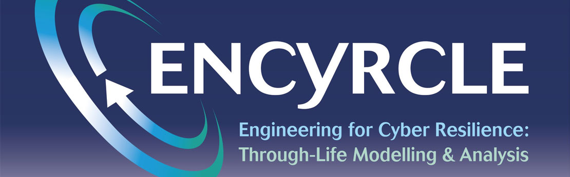 Logo: Encyrcle - Engineering for Cyber resilience: Through-life modelling & Analysis