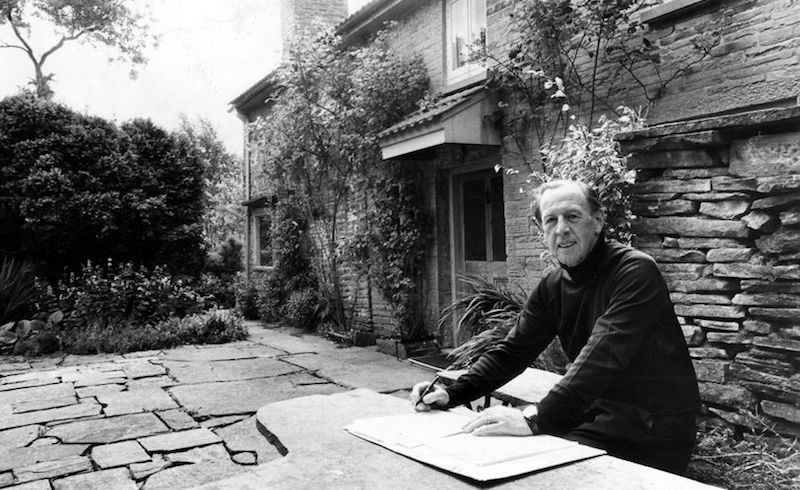 This is an image of Raymond Williams writing.