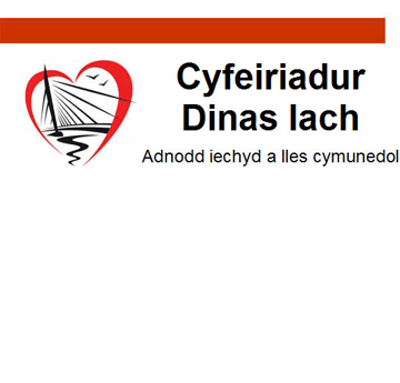 Logo 'Cyfeiriadur Dinas Iach - Adnodd cymunedol lles Abertawe ar gyfer lles ac iechyd' 