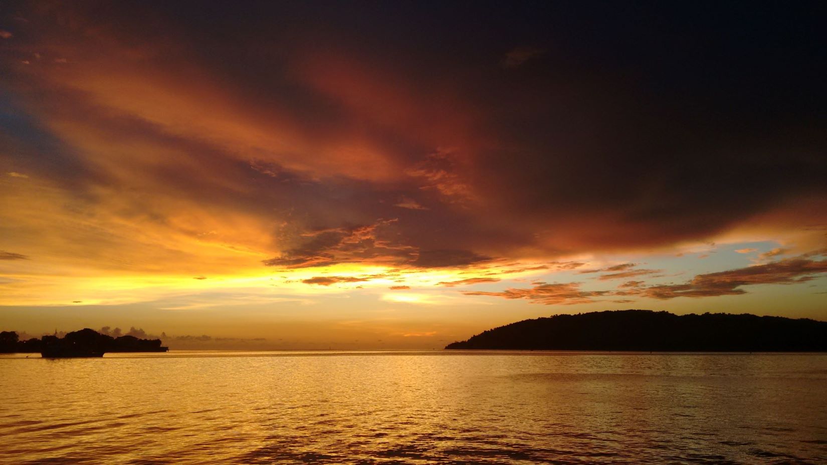 Sunset in Borneo