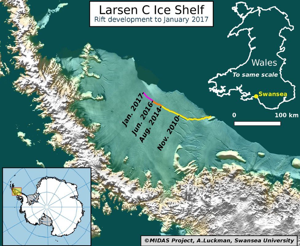 Larsen C Ice Shelf graphic