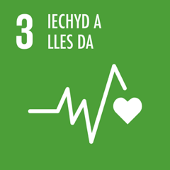 UNSDG for health showing a heart
