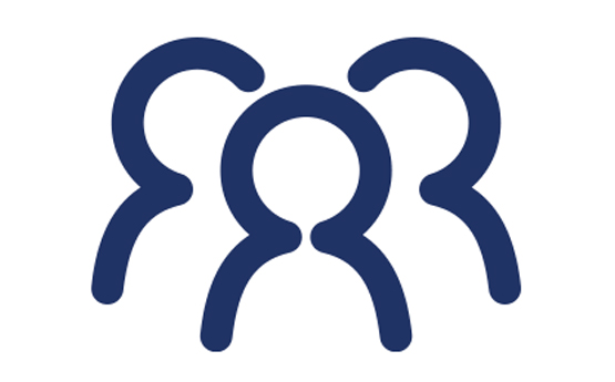 Allweddyn glas o bobl