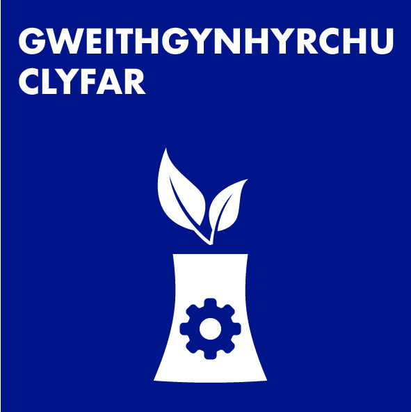 Smart manufacturing Welsh logo