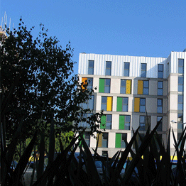 Exterior view of Singleton Park Campus residences