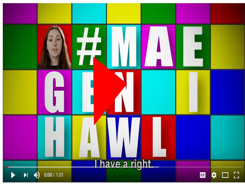 Mae gen i hawl ymgyrch