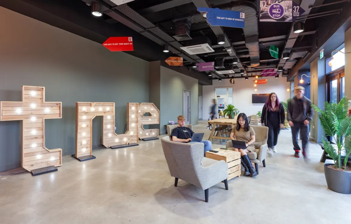 Photograph of true Welcome Hub