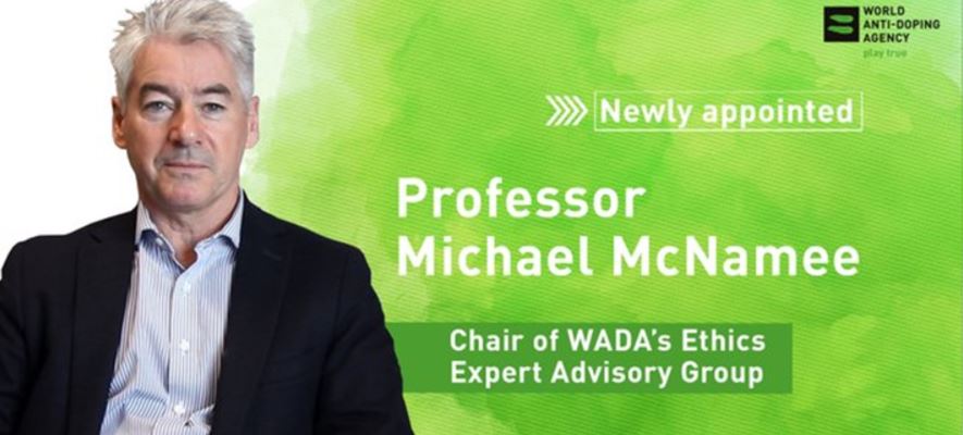 Professor Michael McNamee appointed chair of WADA