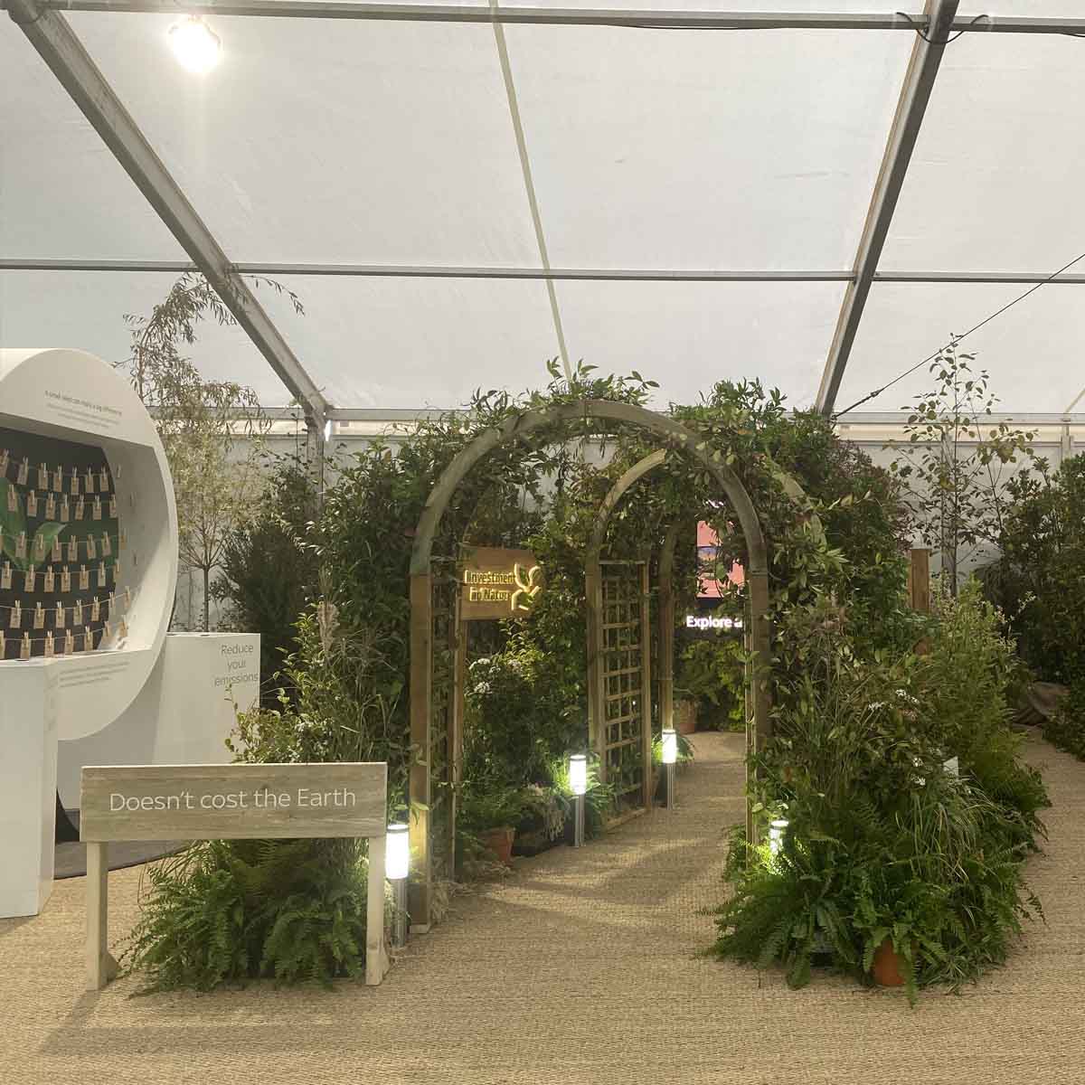 the sky garden at COP 26