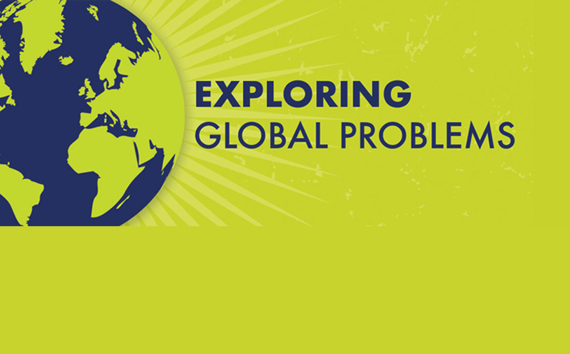 The Global Problems podcast branding