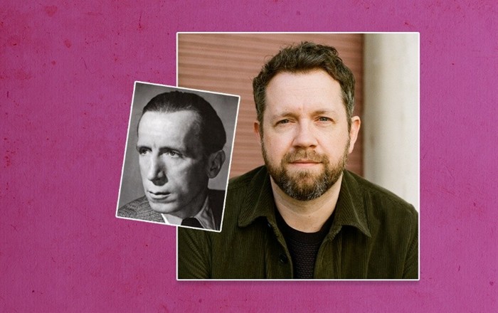 Collage o luniau yn dangos Rhys Davies (chwith) a Ben Fergusson (de). Credyd: Christian Werner.