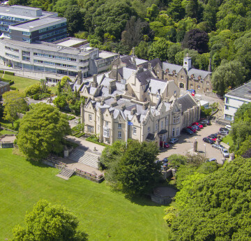 Aerial View of Abbey