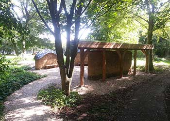 An image of the Oracle being built on Singleton Park Campus