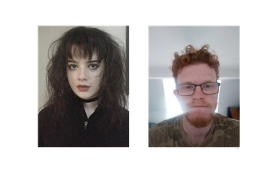 Delweddau o Maisie Bollom a William Wilton