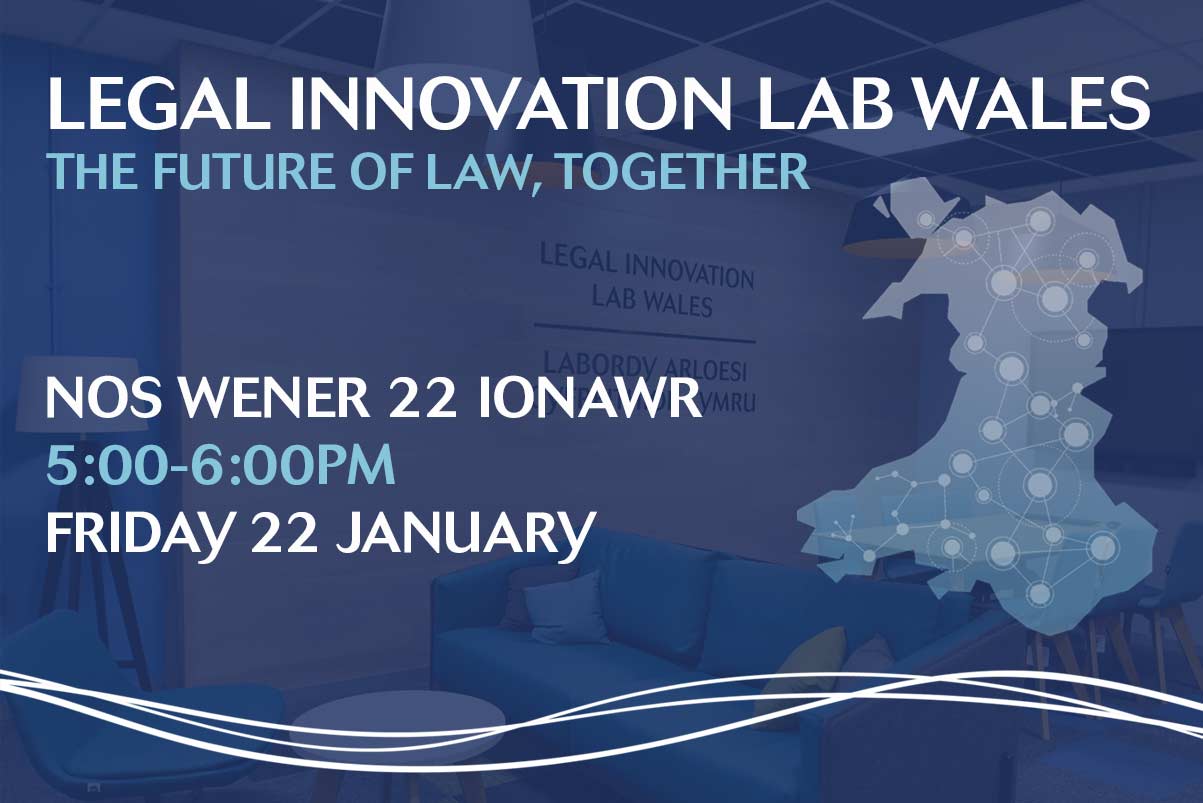 Legal Innovation Lab Wales promotional graphic